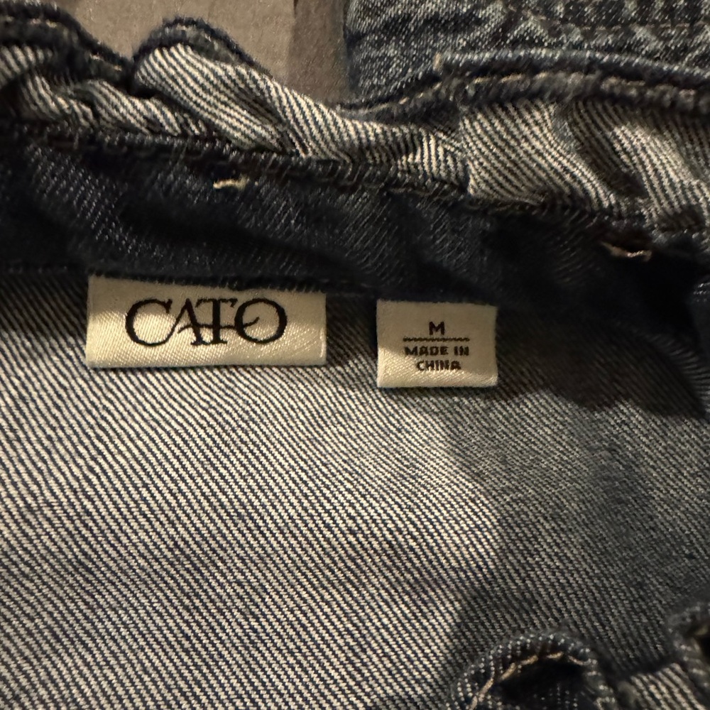 Christopher & Banks Blue Jean Jackets and skirt for Women - Picture 7 of 12